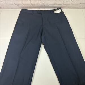 NWT Pronto Uomo Navy Trousers Size 36x32 KK0712